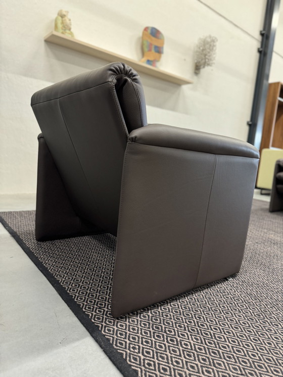 Image 1 of 2 Leolux Bora Bora Sessel Braunes Leder