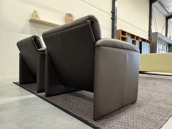 Image 1 of 2 Leolux Bora Bora Sessel Braunes Leder