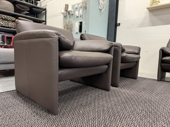 Image 1 of 2 Leolux Bora Bora Sessel Braunes Leder