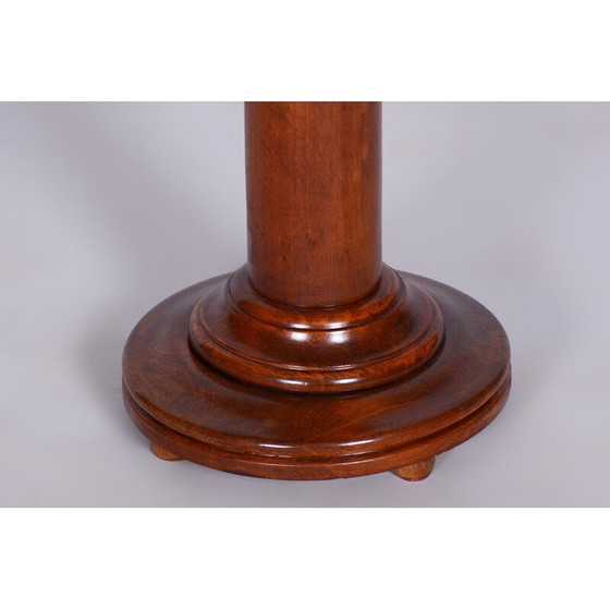 Image 1 of Art-Déco-Sockel aus Buchenholz und Nussbaum, 1920er Jahre