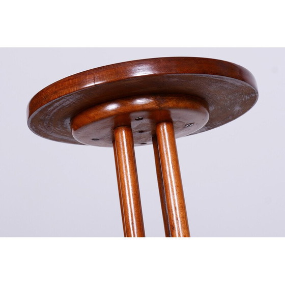 Image 1 of Art-Déco-Sockel aus Buchenholz und Nussbaum, 1920er Jahre