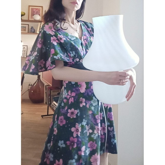 Image 1 of XXL-Lampe aus Muranoglas mit Wirbel, Italien 1970er