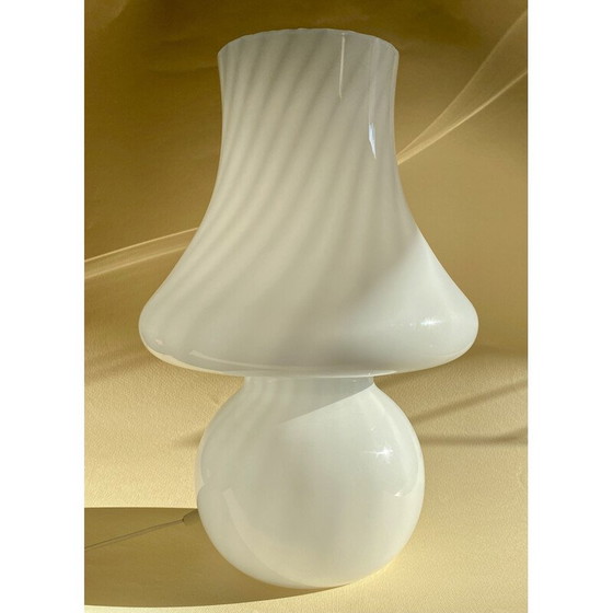 Image 1 of XXL-Lampe aus Muranoglas mit Wirbel, Italien 1970er