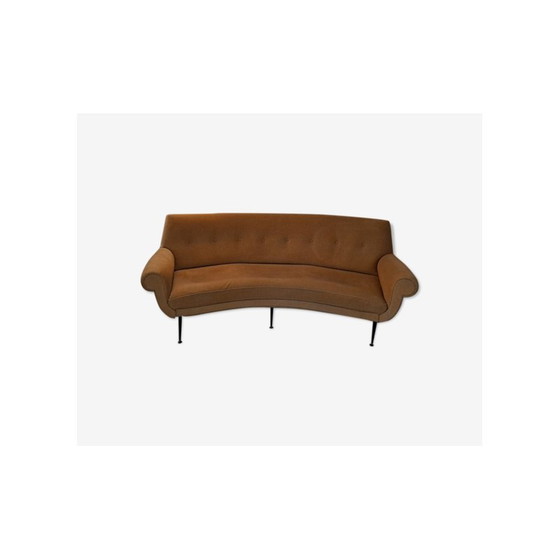 Image 1 of Mid Century Italienisches geschwungenes Sofa, 1950