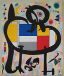 Marie-Jeanne van de Velde - Miro trifft Mondrian