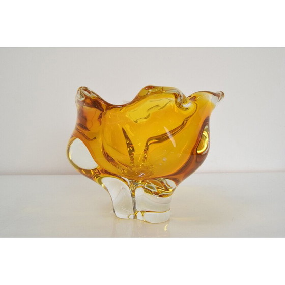 Image 1 of Alte Glasschale von Josef Hospodka, Tschechoslowakei 1960