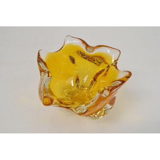 Image 1 of Alte Glasschale von Josef Hospodka, Tschechoslowakei 1960