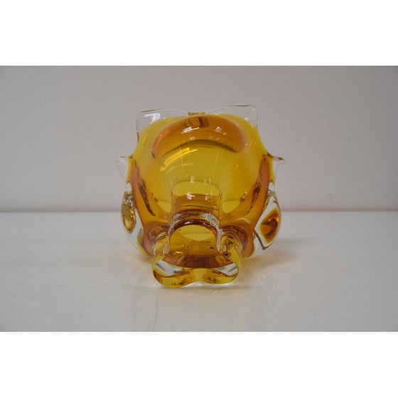 Image 1 of Alte Glasschale von Josef Hospodka, Tschechoslowakei 1960