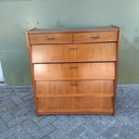 Schoenkastje Möbel aus der Mitte des Jahrhunderts.