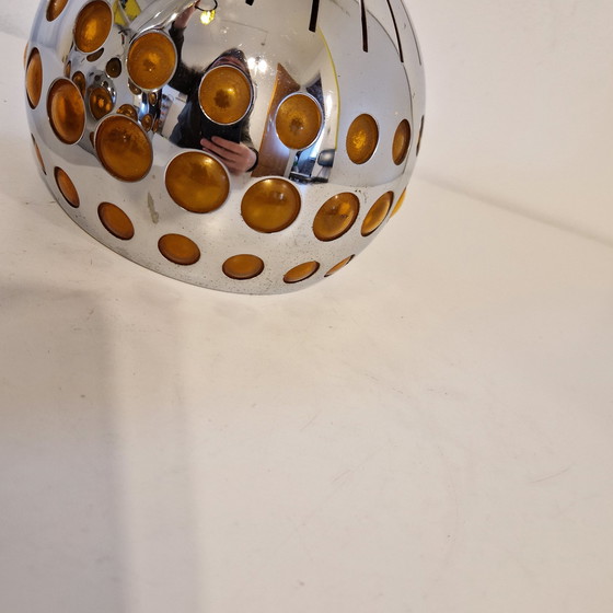 Image 1 of 1970er Set von 2 X Vintage Pendelleuchte Spaceage Pendelleuchten