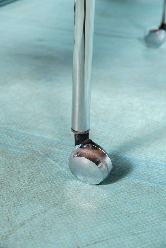 Image 1 of Cognacfarbener Ledersessel 60er Jahre, Midmod-Loungesessel aus Leder