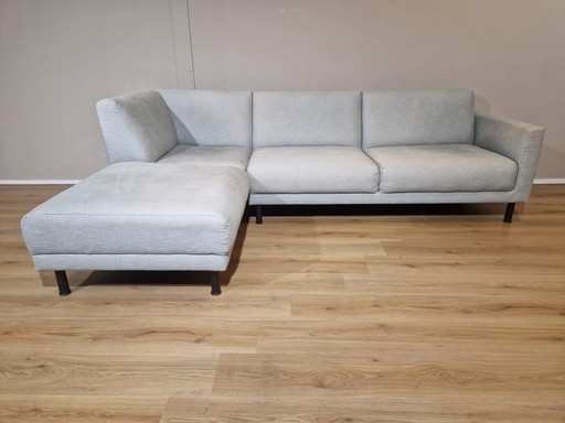 Rolf Benz Freistil Ecksofa - Grün - Grau - Design