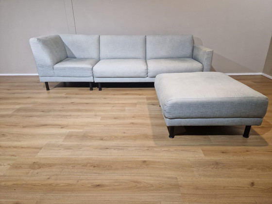 Image 1 of Rolf Benz Freistil Ecksofa - Grün - Grau - Design