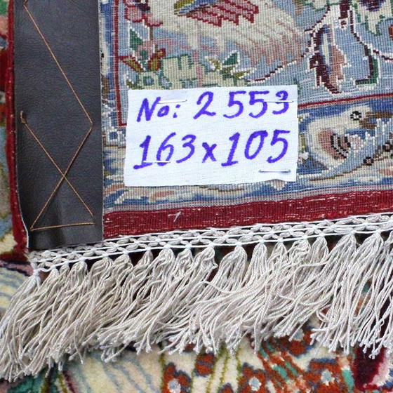 Image 1 of Esfahan Perserteppich Teppich Handgeknüpft Auf Seide Nr 2553 