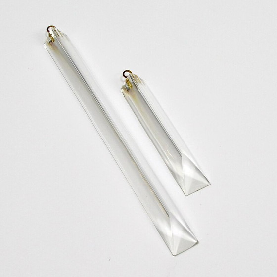 Image 1 of Vintage-Kronleuchter aus Muranoglas von Venini, 1970