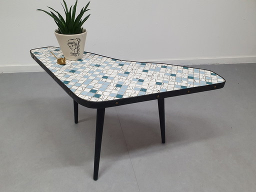 Mosaik Couchtisch. Vintage Beistelltisch/Beistelltisch.