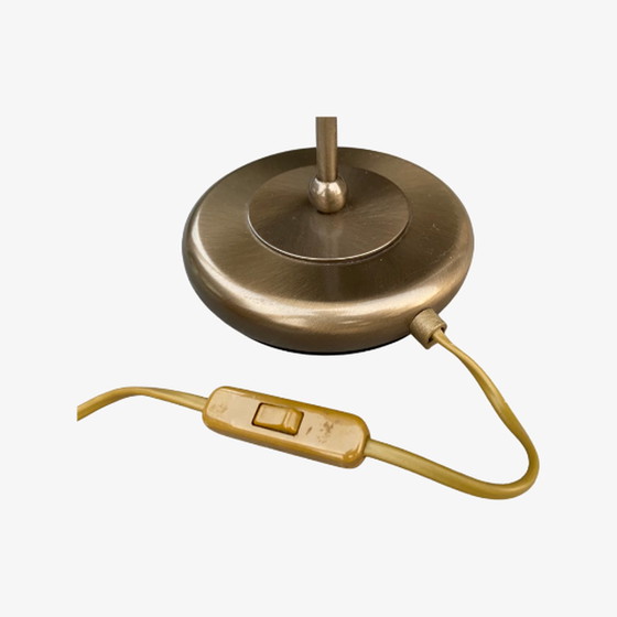 Image 1 of Vintage Lampe van Albat Glas und Messsockel
