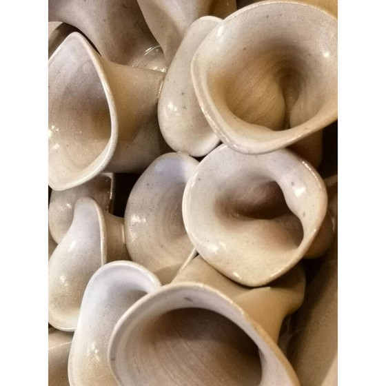 Image 1 of Wandtafel aus Keramik mit floralen Motiven, 1980