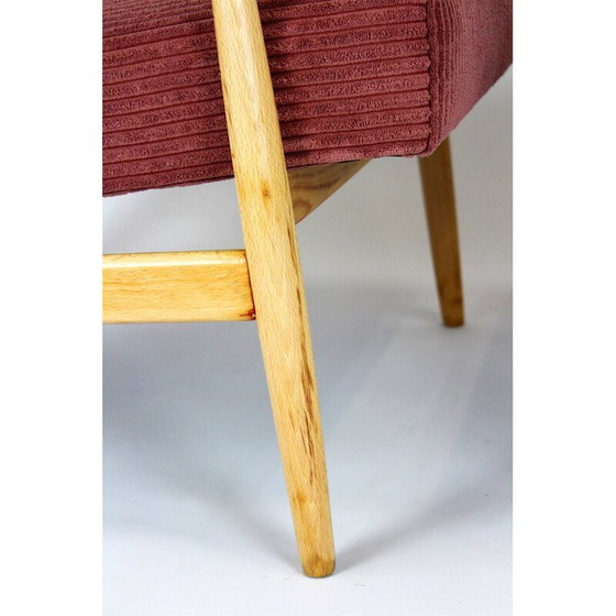 Image 1 of Paar rosa und türkisfarbene Sessel aus der Mitte des Jahrhunderts, 1960er Jahre