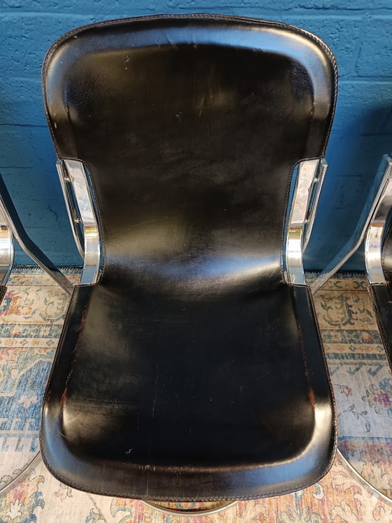 Image 1 of 4x Willy Rizzo Stühle