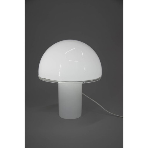 Vintage-Glastischlampe von Fontana Arte, Italien 2010