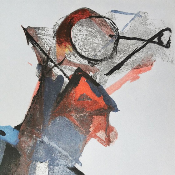 Image 1 of Vintage-Gemälde "Marini von Shakespeare" Nummer II von Marino Marini bei Zwr, 1978