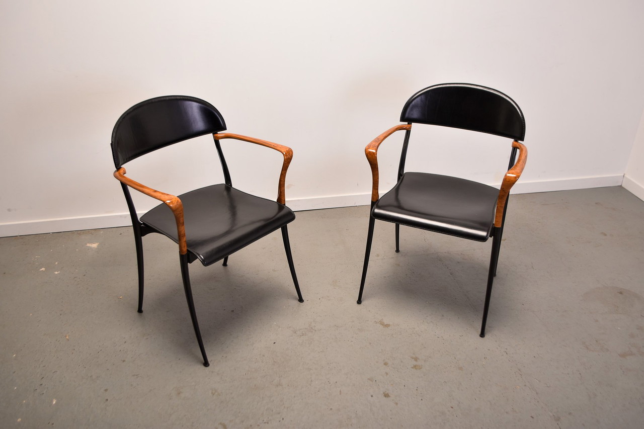 2x Coro von Luigi Orglia für Origlia Italien ca. 80er Jahre Design