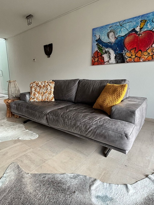 2,5-Sitzer-Sofa aus Leder