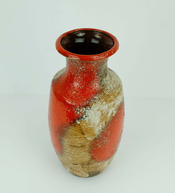 Image 1 of Carstens Tönnishof Vase Modell 7060-30 raue Glasur 1960er Jahre