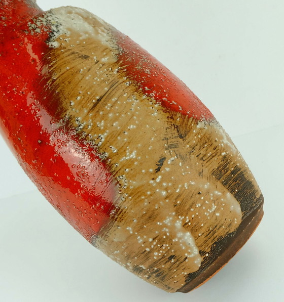 Image 1 of Carstens Tönnishof Vase Modell 7060-30 raue Glasur 1960er Jahre