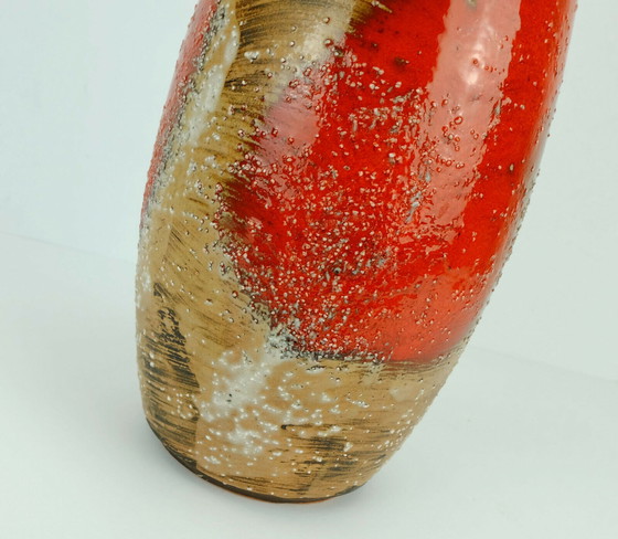 Image 1 of Carstens Tönnishof Vase Modell 7060-30 raue Glasur 1960er Jahre