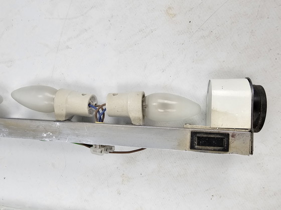 Image 1 of Wandleuchte, Stabstruktur aus Glasblasen