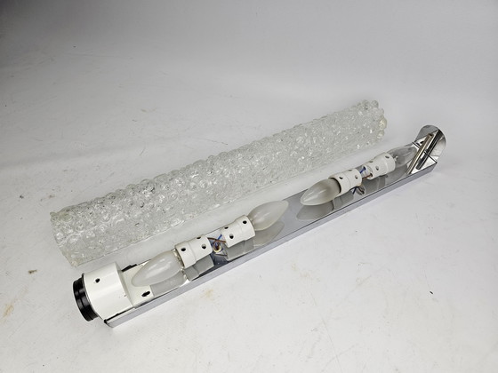 Image 1 of Wandleuchte, Stabstruktur aus Glasblasen