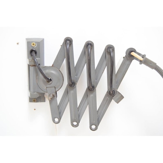 Image 1 of Verstellbare industrielle Wandleuchte von Instala Decin, Tschechien 1960