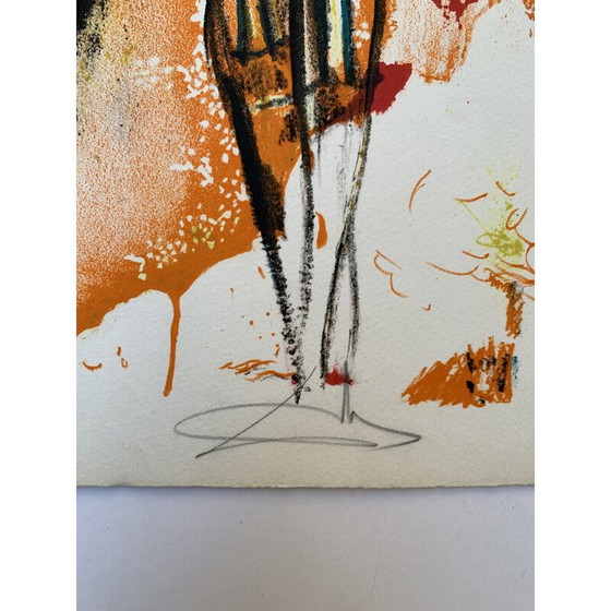 Image 1 of Vintage-Lithografie auf Arches Torero Papier von Salvador Dalí, 1970