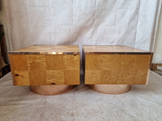 Image 1 of Paar Kopfbedeckungen Seventies Cibic Style Willy Rizzo