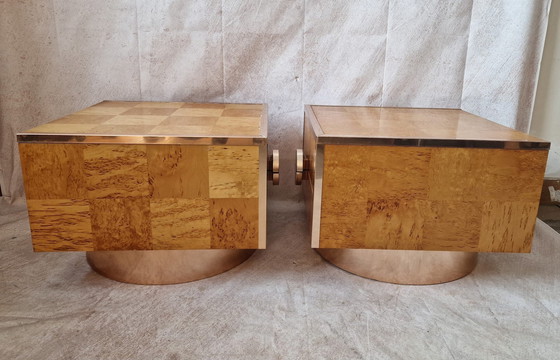 Image 1 of Paar Kopfbedeckungen Seventies Cibic Style Willy Rizzo