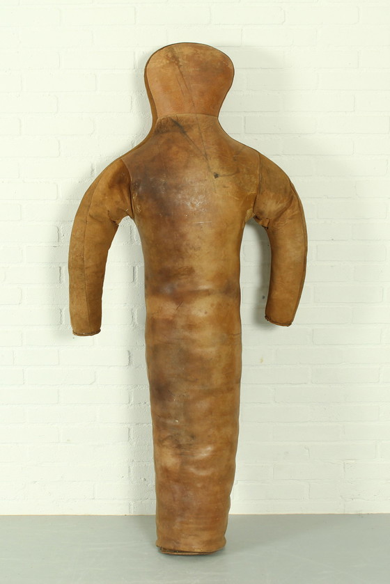 Image 1 of Antike dekorative Box- oder Wrestlingpuppe Original Gym Equipment, 1930er Jahre
