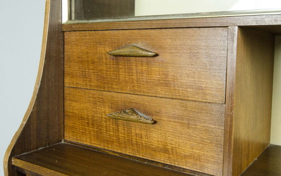 Image 1 of Mid Century Dänischer Teakholz-Schrank / Vitrine, 1960er Jahre