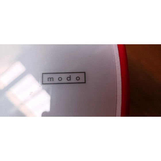 Image 1 of Rote Pendelleuchte aus Baumwolle von Modo für Milleluci 40