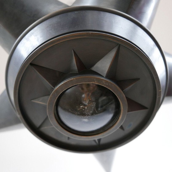 Image 1 of Sternkronleuchter, Italien 1980