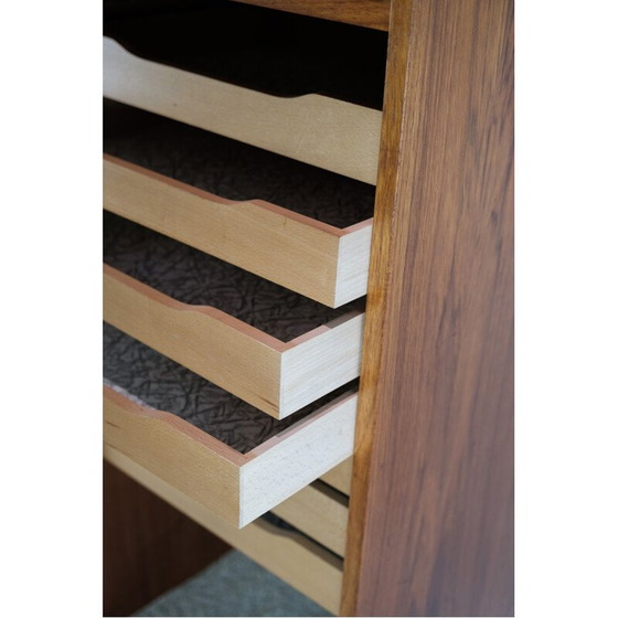 Image 1 of Jalousieschrank aus Teakholz mit Schiebeschubladen, 1960