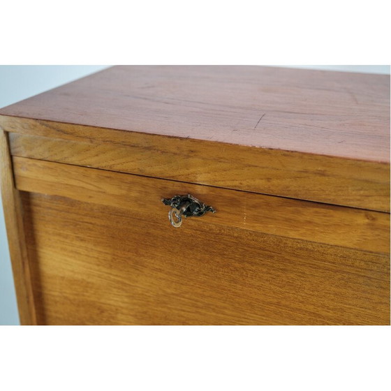 Image 1 of Jalousieschrank aus Teakholz mit Schiebeschubladen, 1960