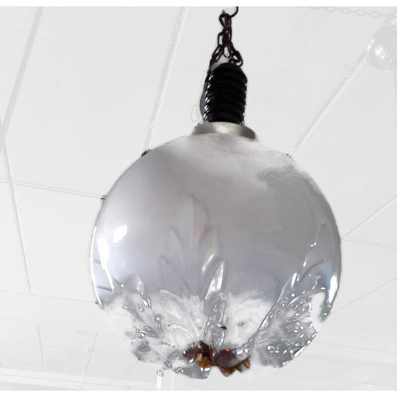 Image 1 of Mid Century Muranoglas-Pendelleuchte von Mazzega, 1960er Jahre
