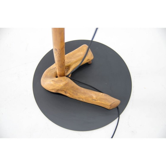 Image 1 of Vintage Stehlampe aus Holz, 1960er Jahre