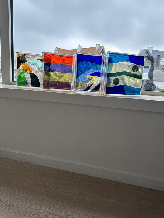 Image 1 of Glaskunst Expressionismus 1950-1970 Belgien