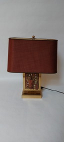 Tischlampe aus Messing im Stil der Mitte des 20. Jahrhunderts