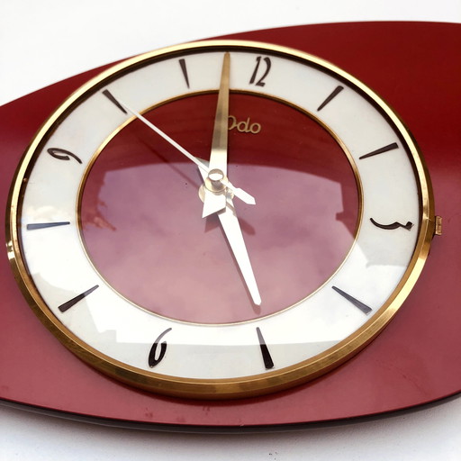 Vintage-Uhr - Drachen - Odo - Space Age - 1960