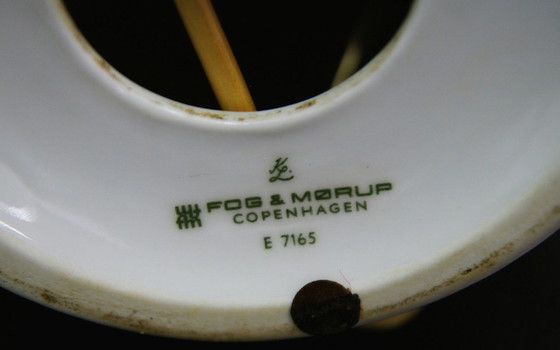 Image 1 of Weiße Nachttischlampe, Dänisches Design, 1960er Jahre, Hersteller: Fog & Mørup