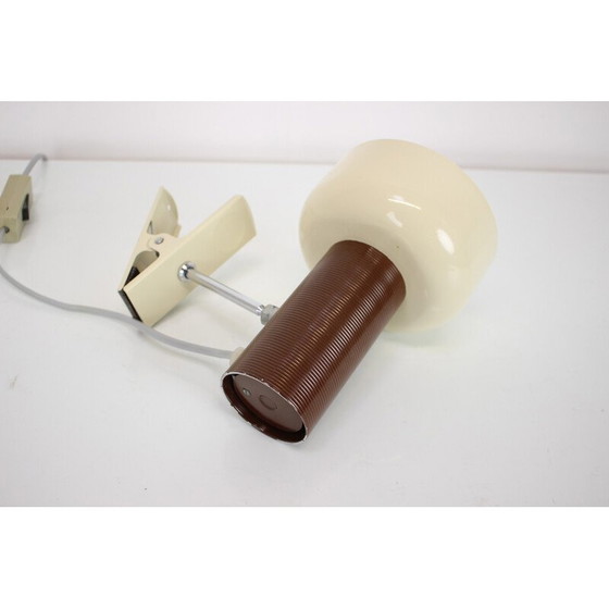 Image 1 of Vintage Tischlampe aus Metall und Chrom von J. Hurka für Napako, Tschechoslowakei 1970